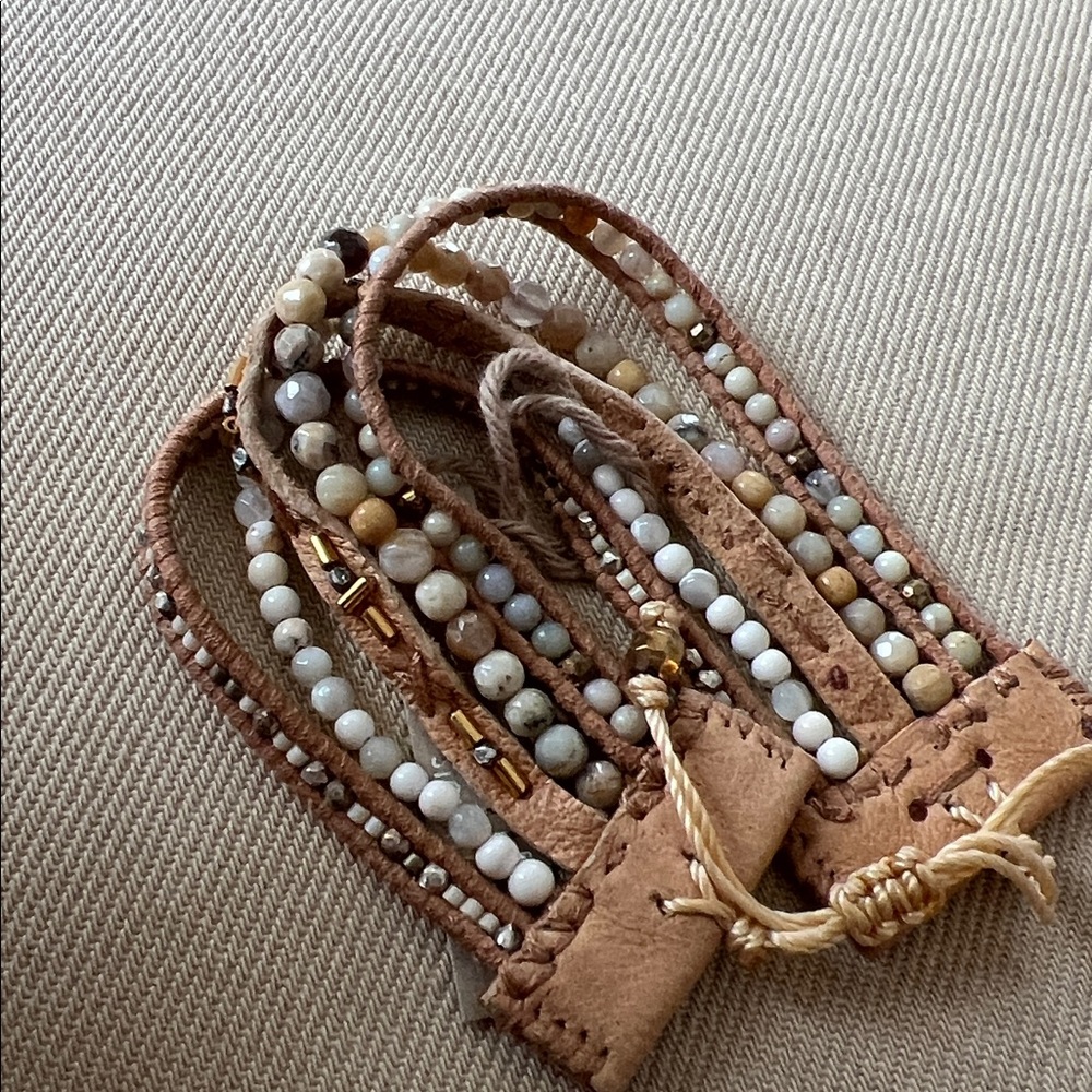 Chan Luu Multi-strand Leather Bracelet